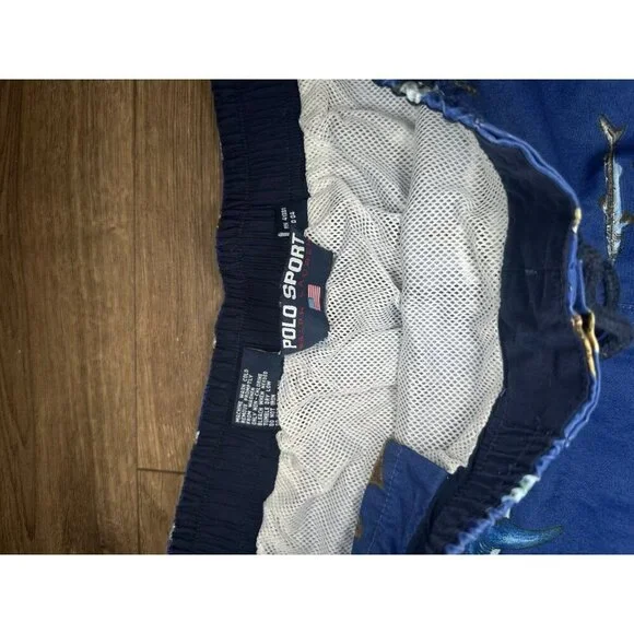 Vintage VTG Y2K Polo Sport Nylon Swim Shorts - Picture 4 of 8